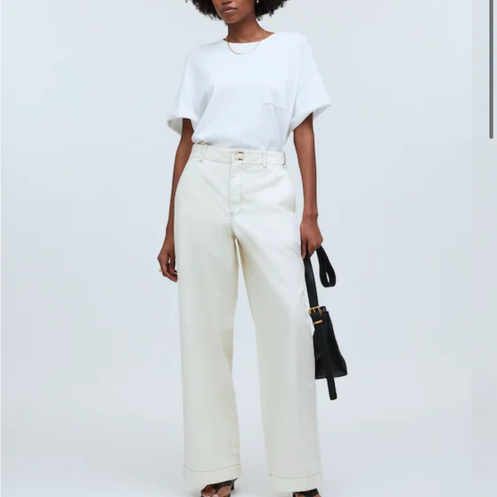 NWT Madewell Button Tab Pants